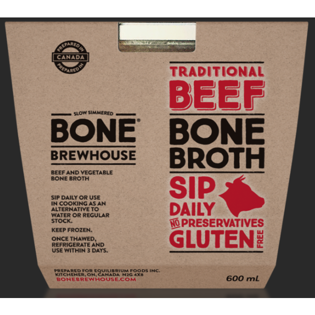 BONE BREWHOUSE Bouillon Citron et gingembre 600 ml