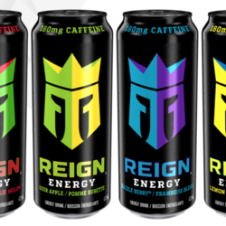 REIGN ENERGY Boissons Énergisantes 473ml (4 saveurs)