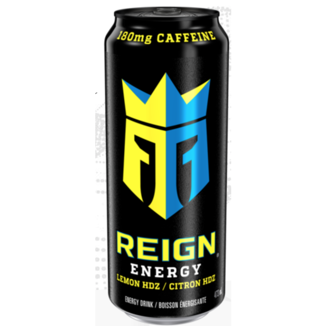 REIGN ENERGY Boissons Énergisantes 473ml (4 saveurs)