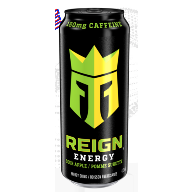 REIGN ENERGY Boissons Énergisantes 473ml (4 saveurs)