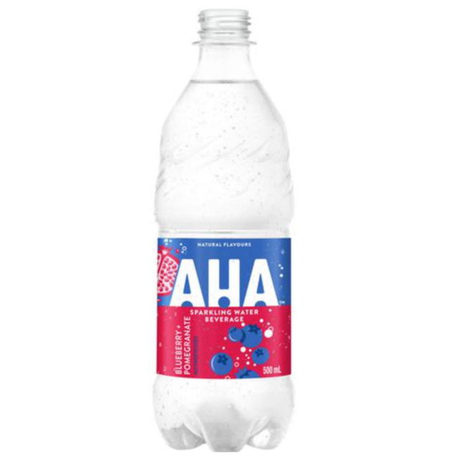 AHA Sparkling Water Drink 500ml (3 flavours)