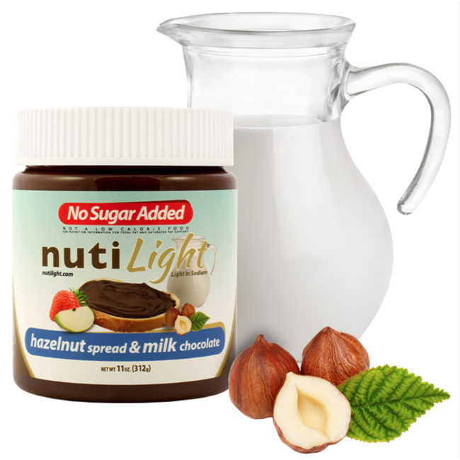 NUTILIGHT Hazelnut Spread 312g (2 flavours)