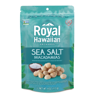 ROYAL HAWAIIAN Noix de Macadames  Sel de Mer 113g