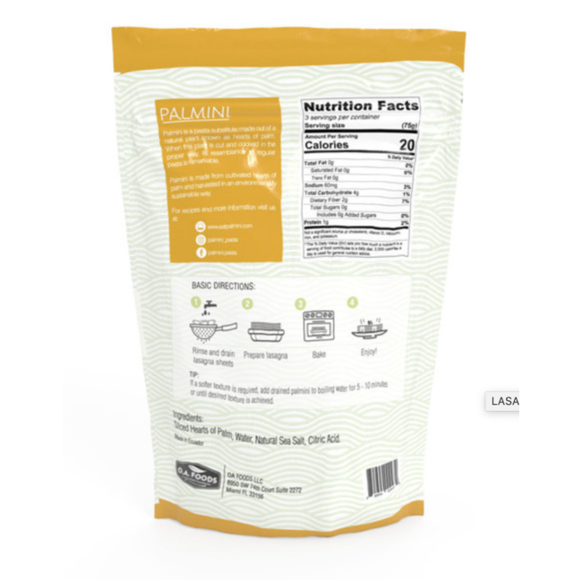 PALMINI  Heart of Palm pasta (3 types) 220g