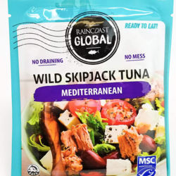 RAINCOAST GLOBAL Thon Listao Sauvage Méditerranéen 74g