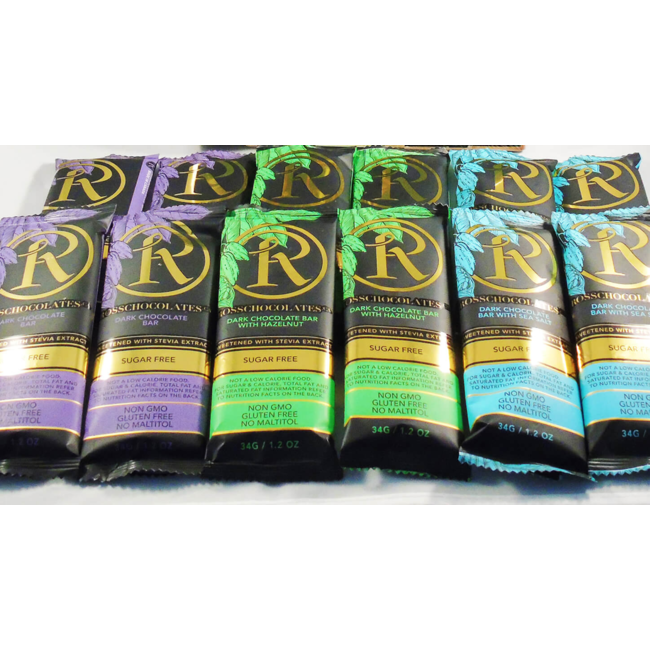 ROSS Barres de Chocolat 34g (4 saveurs)