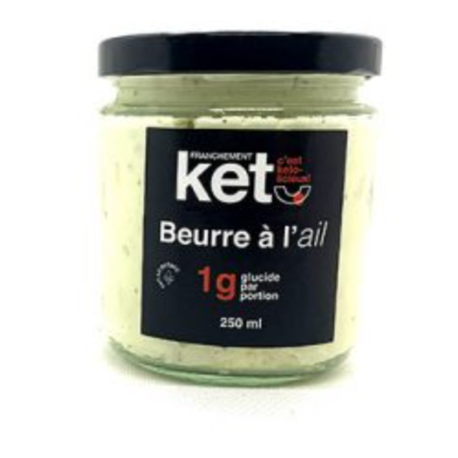 FRANCHEMENT KETO Beurre à l’Ail 250ml