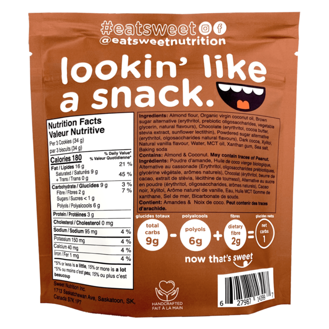 SWEET NUTRITION Soft Cookies (5 flavours)