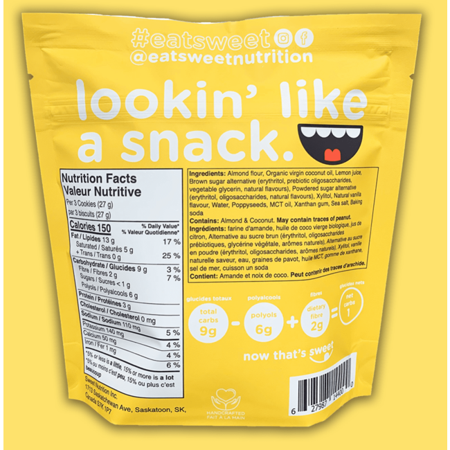 SWEET NUTRITION Soft Cookies (5 flavours)