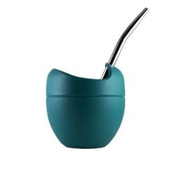 MATEINA Bombilla Gourdes en Silicone pour Yerba Maté (5 couleurs)