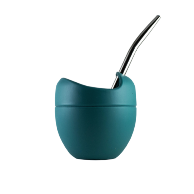 MATEINA Bombilla Gourdes en Silicone pour Yerba Maté (5 couleurs)