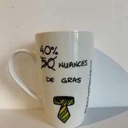 TASSE 40 nuance de gras longue