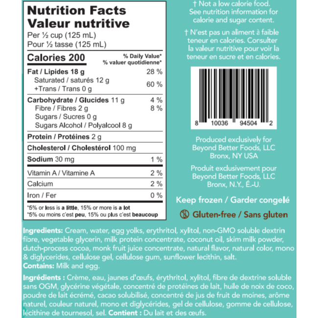 ENLIGHTENED Ice Cream 0g Sugar 473ml (5 Flavours)