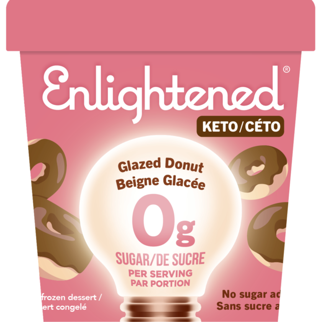 ENLIGHTENED Crème Glacé 0g de sucre 473ml (5 saveurs)