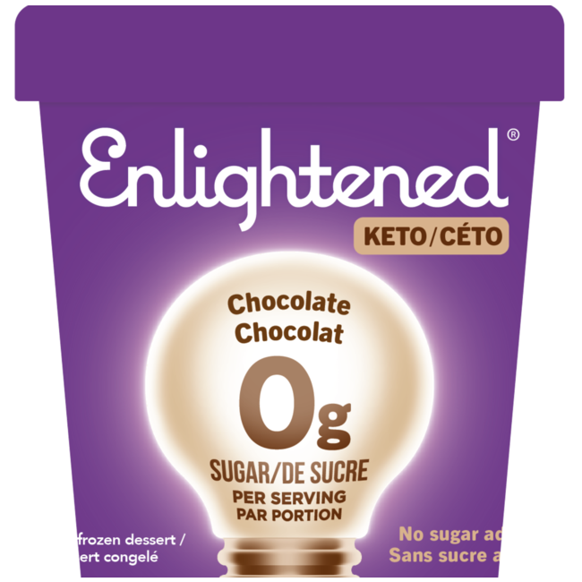 ENLIGHTENED Crème Glacé 0g de sucre 473ml (5 saveurs)