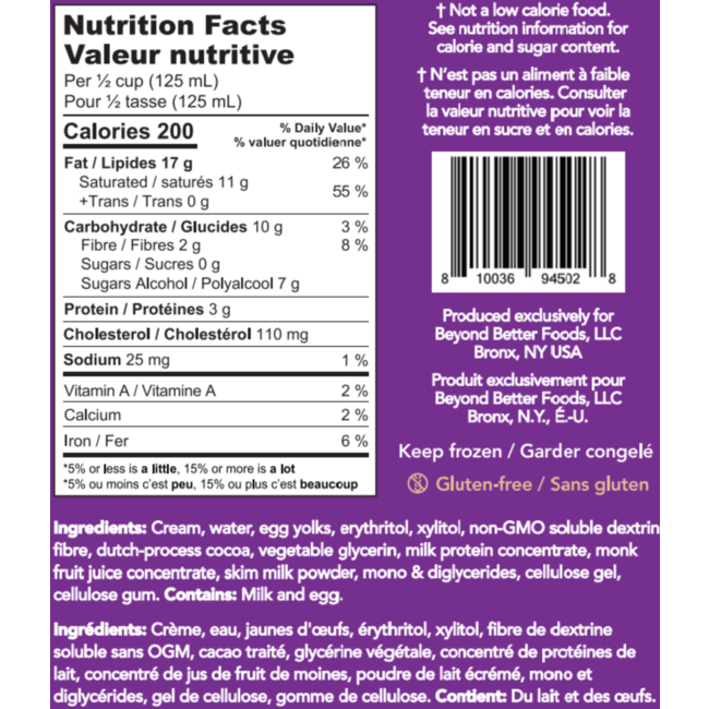 ENLIGHTENED Ice Cream 0g Sugar 473ml (5 Flavours)