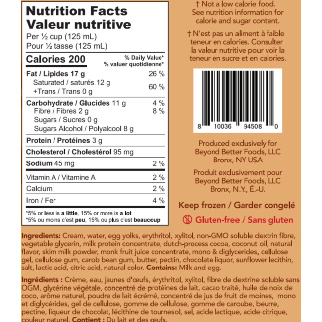 ENLIGHTENED Crème Glacé 0g de sucre 473ml (5 saveurs)
