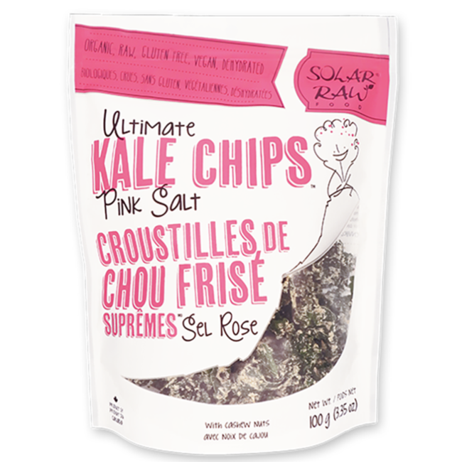 SOLAR RAW FOODS Croustilles de Chou Frisé Suprêmes (6 saveurs) 100g