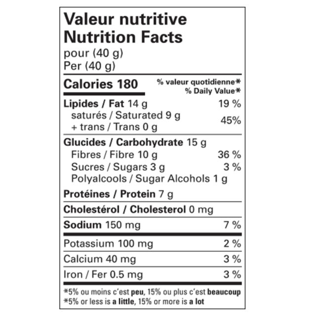 PROTILIFE KETO Barre Chocolat et Beurre d’Arachide (bte 5) 200g