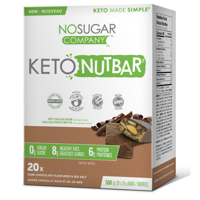 NO SUGAR Barre aux Noix (2 saveurs) 500g