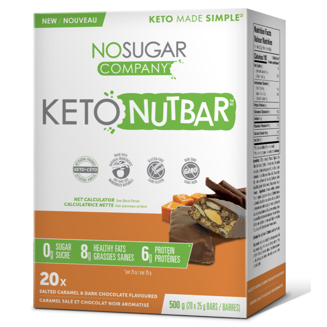 NO SUGAR Barre aux Noix (2 saveurs) 500g
