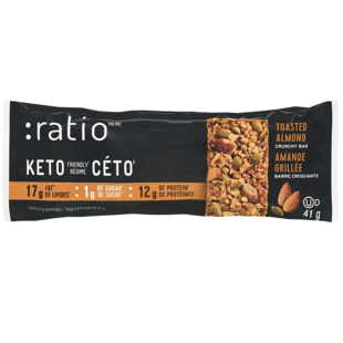 RATIO Barre Croquante Amande Grillé 41g