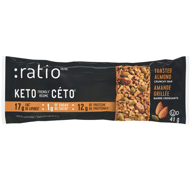 RATIO RATIO Barre Croquante Amande Grillé 41g