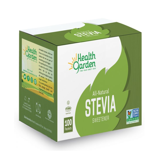 HEALTH GARDEN 100 Sachets de Stevia 100g