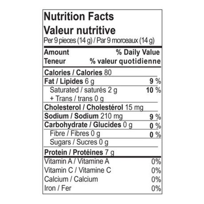 LA VISITA Couennes de porc 85g
