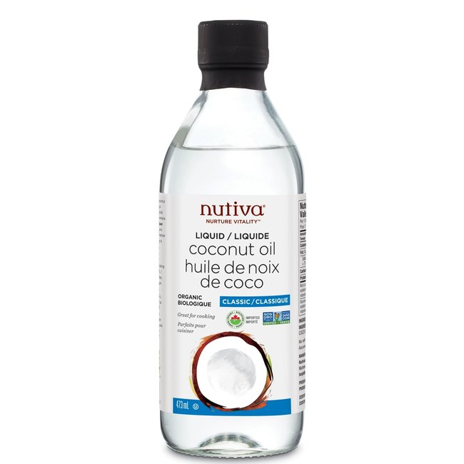 NUTIVA huile de noix de coco liquide 473 ml