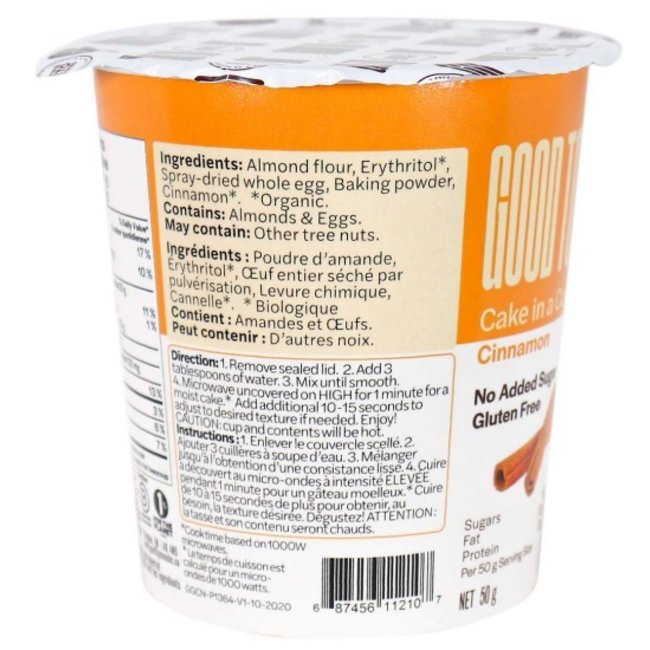 GOOD TO GO Cinnamon cake in a cup