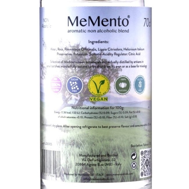 CONSLTANTION DGC MEMENTO mélange aromatique non alcoolisé 700ml