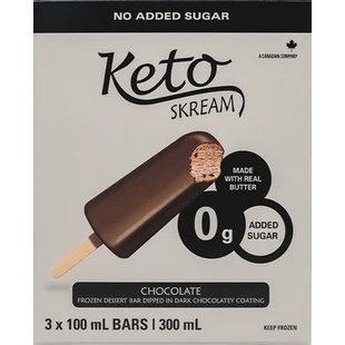 Barres glacées (300g) chocolat / vanille