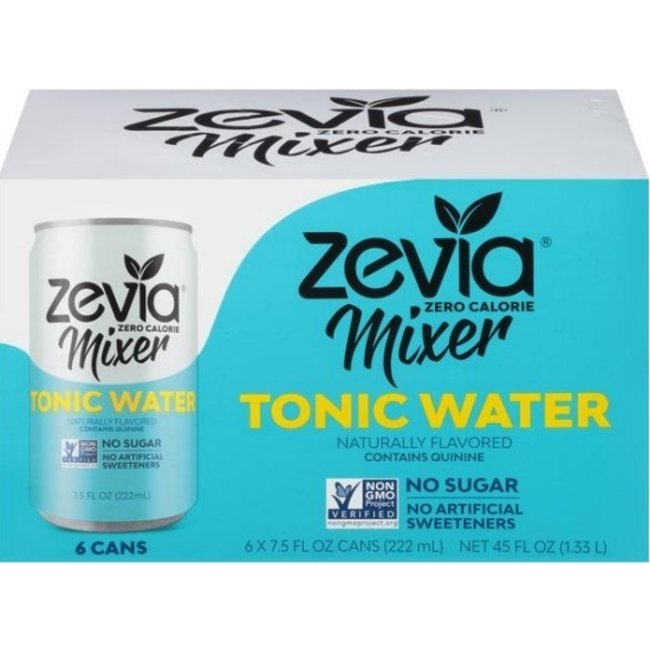 ZEVIA Eau pétillante aromatisée zéro calorie 355 ml (6)