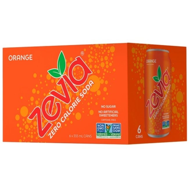 ZÉVIA Zero calorie soda 355 ml (6)
