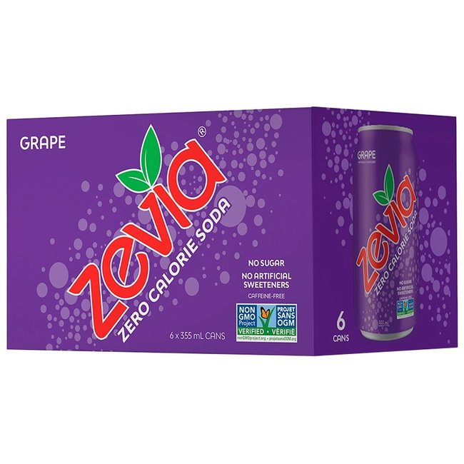 ZÉVIA Zero calorie soda 355 ml (6)