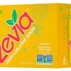 ZEVIA Eau pétillante aromatisée zéro calorie 355 ml (6)
