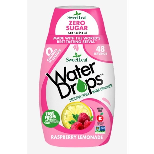 SWEETLEAF Water Drops 48 ml  ( 5 saveurs)
