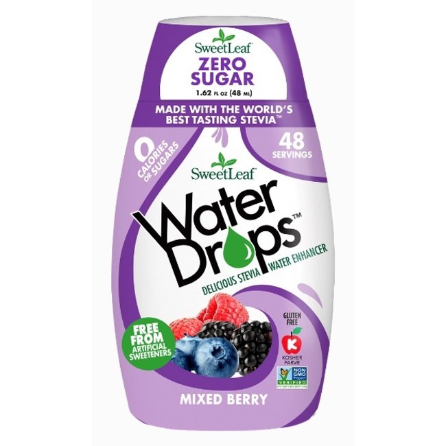 SWEETLEAF Water Drops 48 ml  ( 5 saveurs)