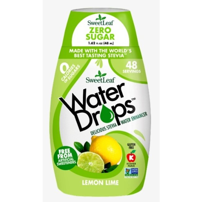 SWEETLEAF Water Drops 48 ml  ( 5 saveurs)