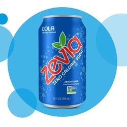 ZEVIA Eau pétillante aromatisée zéro calorie 355 ml