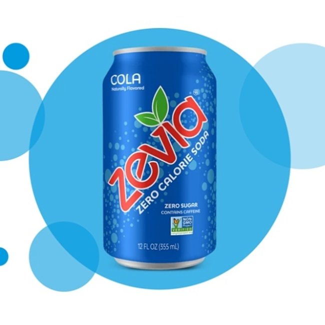 ZEVIA Eau pétillante aromatisée zéro calorie 355 ml