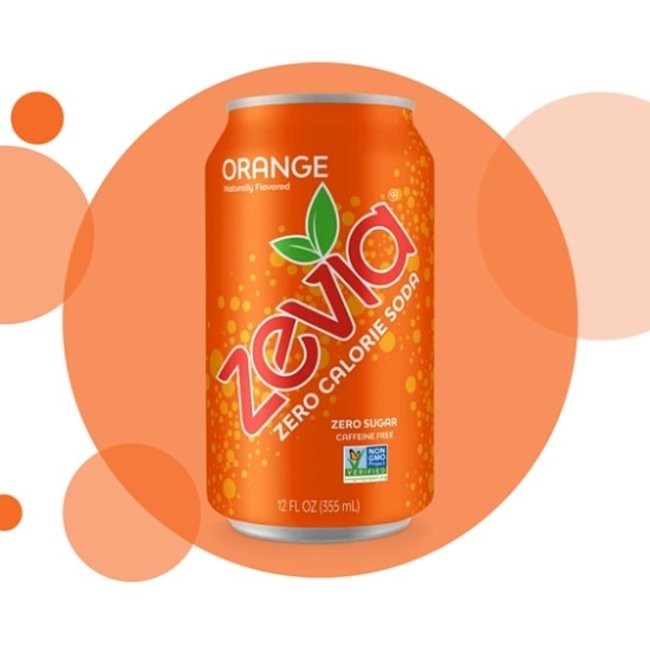 ZEVIA Eau pétillante aromatisée zéro calorie 355 ml