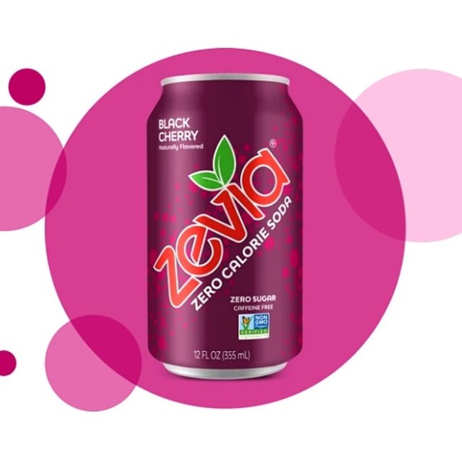 ZEVIA Eau pétillante aromatisée zéro calorie 355 ml