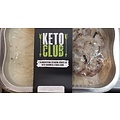 KETO CLUB  Meal Steak Salisbury mushroom sauce and mashed cauliflower 350g