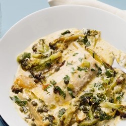 KETOCLUB Codfish meal with cream sauce on grilled broccoli 285g