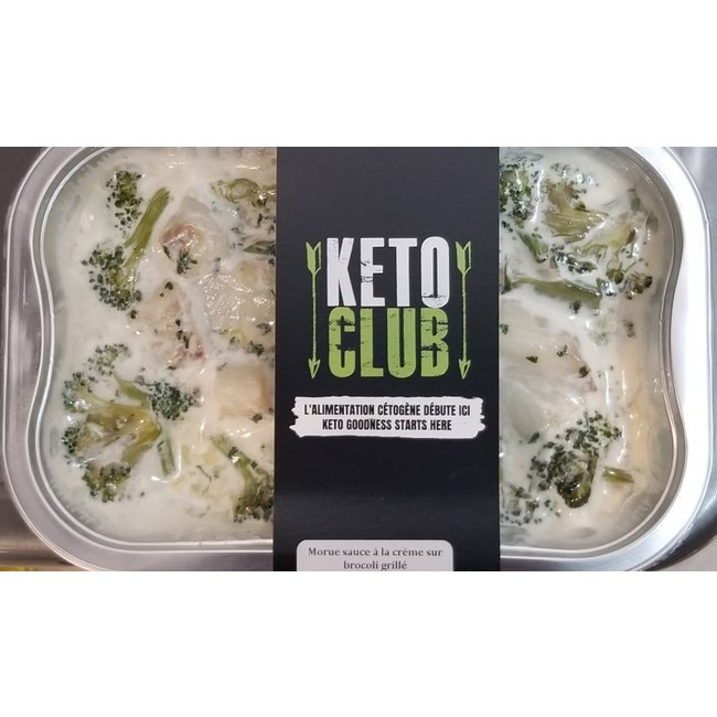 KETOCLUB Codfish meal with cream sauce on grilled broccoli 285g