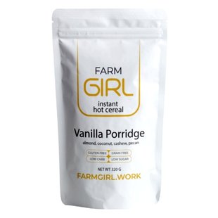 FARM GIRL Céréales chaudes gruau à la vanille 320g