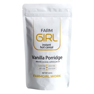 FARM GIRL Instant hot cereal vanilla porridge 320g