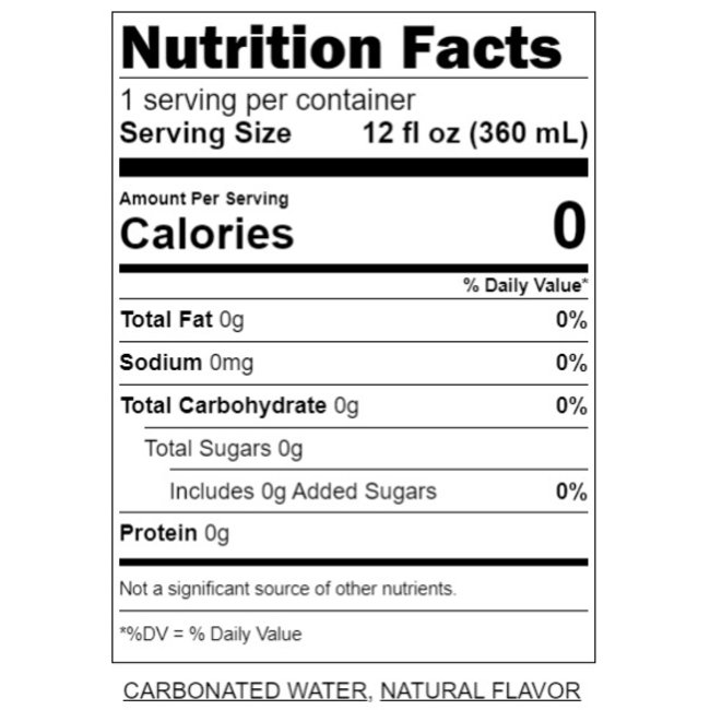 BUBLY Sparkling water (8 flavors) 355ml